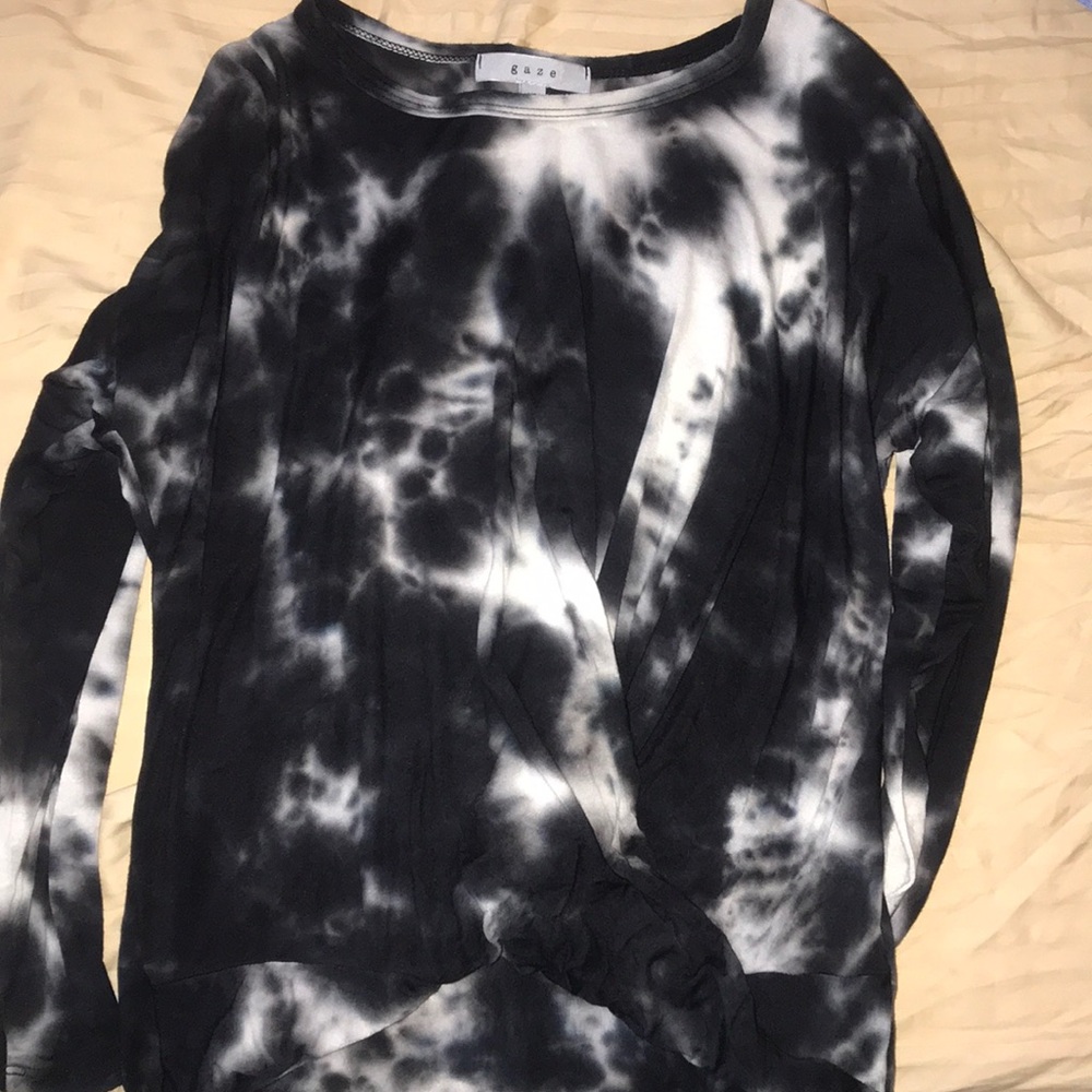 Tie dye long sleeve shirt